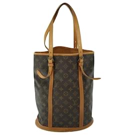 Louis Vuitton-LOUIS VUITTON Monogram Bucket GM Shoulder Bag Vintage M42236 LV Auth 53591-Monogram