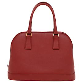 Prada-PRADA Hand Bag Safiano leather Red BN2567 Auth yk8663-Red