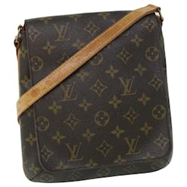 Louis Vuitton-Bolsa de ombro longa LOUIS VUITTON Monogram Musette Salsa M51387 LV Auth ar10197-Monograma