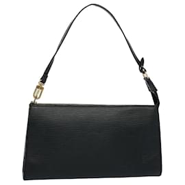 Louis Vuitton-LOUIS VUITTON Epi Pochette Accessoires Accessory Pouch Black M52982 Auth bs8460-Black