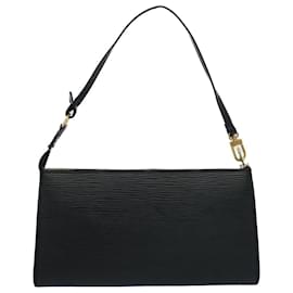 Louis Vuitton-LOUIS VUITTON Epi Pochette Accessoires Accessory Pouch Black M52982 Auth bs8460-Black