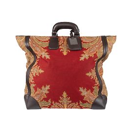 Bolso tote de lona con estampado de cachemira de Etro Multicolor