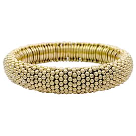 inconnue-Two vintage transformable bracelets, yellow gold.-Other