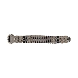 Miu Miu-Miu Miu Rhinestone Multi-layer Bracelet-Grey