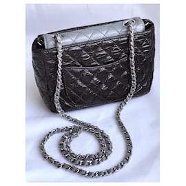 Chanel-W/ auth card and dustbag-Black,Grey,Light blue