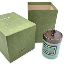 Gucci-Esotericum Scented Candle Aqua Green Murano Glass Jar-Green