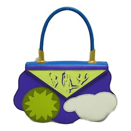 Hermès-Sac à main Epsom Soleil et Nuage-Bleu