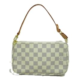 Louis Vuitton-Damier Azur Pochette Accessoires N51986-White