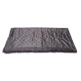 Louis Vuitton-Monogram Silk Shawl  M74752-Grey