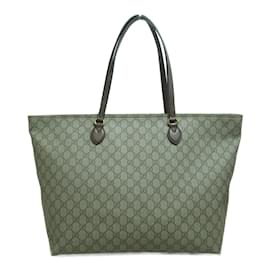 Gucci-GG Supreme Tote Bag 547971-Grey