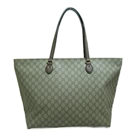 Gucci-GG Supreme Tote Bag 547971-Grey