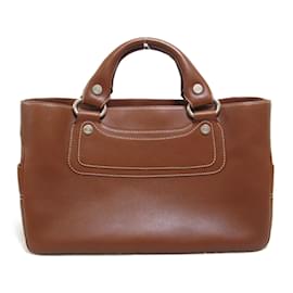 Céline-Leather Boogie Handbag-Brown