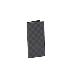 Louis Vuitton-Damier Graphite Brazza Wallet-Blue