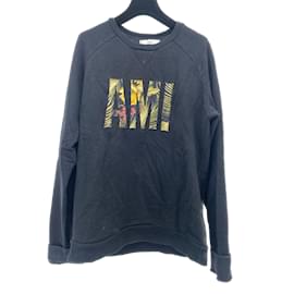 Ami-AMI Pulls et sweat-shirts T.International M Coton-Noir