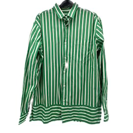 Ami-AMI Chemises T.UE (tour de cou / collier) 40 cotton-Vert