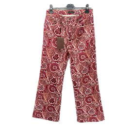 ETRO Vaqueros T.US 30 Algodón Burdeos