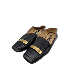 SERGIO ROSSI  Flats T.eu 41 leather Black