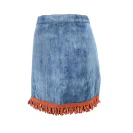 Autre Marque-LA VESTE  Skirts T.International M Cotton-Blue