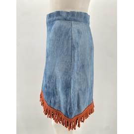 Autre Marque-LA VESTE  Skirts T.International M Cotton-Blue