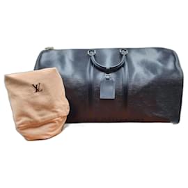 Louis Vuitton-Louis Vuitton Keepall 60 Epi Leather Boston bag-Black