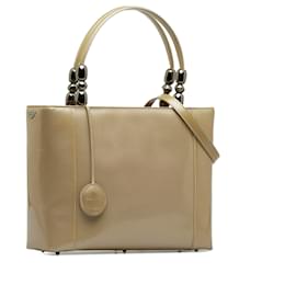 Dior-Dior Brown Patent Malice Pearl-Brown,Beige