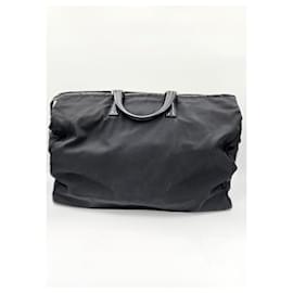Gucci-Gucci Nylon Weekender Travel Bag-Black