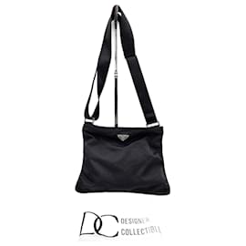 Prada-Prada Nylon Crossbody Bag-Black