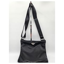 Prada-Prada Nylon Crossbody Bag-Black