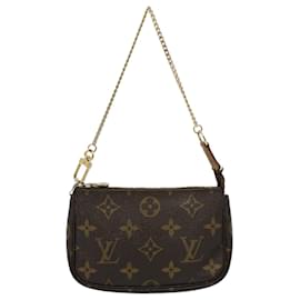 Louis Vuitton-Louis Vuitton Mini Pochette Accessoires-Marrom