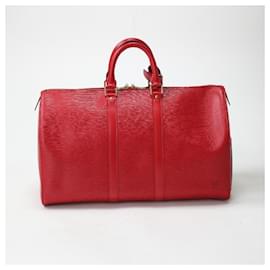 Louis Vuitton-Louis Vuitton Keepall 45-Vermelho