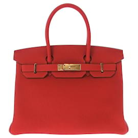 Hermès-HERMES BIRKIN 30-Rouge