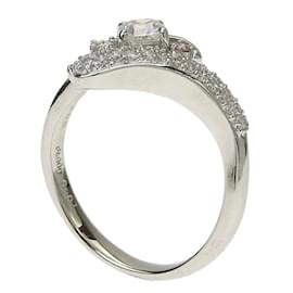 & Other Stories-Platinum Diamond Ring-Silvery