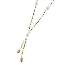 & Other Stories 18Colar com pingente de pérola dourada k em ótimo estado Dourado