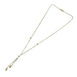 & Other Stories-18k Collana con pendente a goccia di perle dorate-D'oro