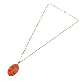 & Other Stories-18Collier pendentif ambre or k-Rouge