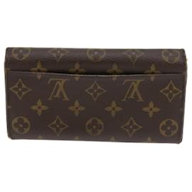 Louis Vuitton-LOUIS VUITTON Monogram Portefeuille Sarah Long Wallet M60531 LV Auth ar10288-Monogram