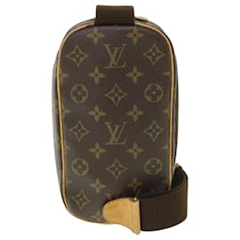 Louis Vuitton-LOUIS VUITTON Monogram Pochette Gange Shoulder Bag M51870 LV Auth 55703-Monogram