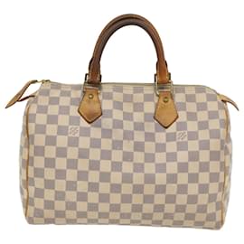 Louis Vuitton-Louis Vuitton Damier Azur Speedy 30 Hand Bag N41533 Auth LV 54305-Autre