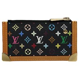 Louis Vuitton-LOUIS VUITTON Monogram Multicolor Pochette Cles Purse Black M92654 auth 54734-Black