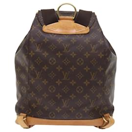 Louis Vuitton-LOUIS VUITTON Monogram Montsouris GM Backpack M51135 LV Auth ar10273-Monogram