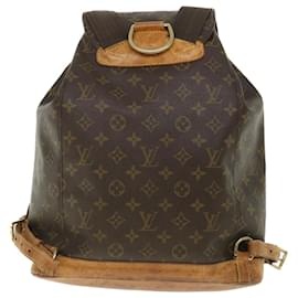 Louis Vuitton-LOUIS VUITTON Monogram Montsouris GM Backpack M51135 LV Auth 54300-Monogram