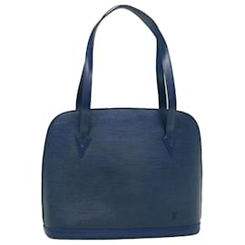 Louis Vuitton-Bolsa de ombro LOUIS VUITTON Epi Lussac Azul M52285 LV Auth bs8669-Azul