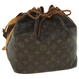 Louis Vuitton-LOUIS VUITTON Monogram Petit Noe Shoulder Bag M42226 LV Auth 54317-Monogram