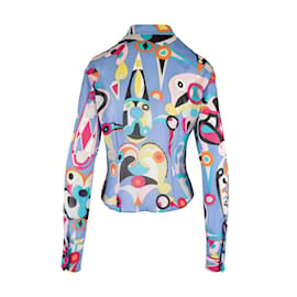 Emilio Pucci-Emilio Pucci Hemd mit abstraktem Aufdruck-Mehrfarben