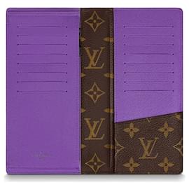 Louis Vuitton-Carteira LV Brazza nova-Roxo