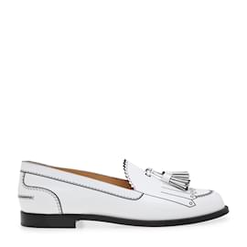 Christian Louboutin-Mocassins Trompinetta Christian Louboutin 38,5-Blanc