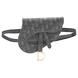 Dior-Sac pochette ceinture Saddle Dior-Cinza
