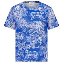 Dior-T-Shirt Dior Riviera Toile de Jouy-Blau