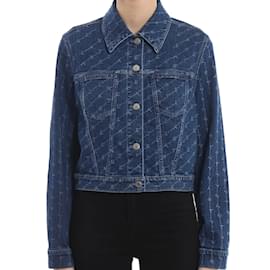 Autre Marque-Veste in jeans con monogramma Stella Mc Cartney-Blu