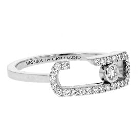 Bague Messika Gigi Hadid Move Addiction Blanc